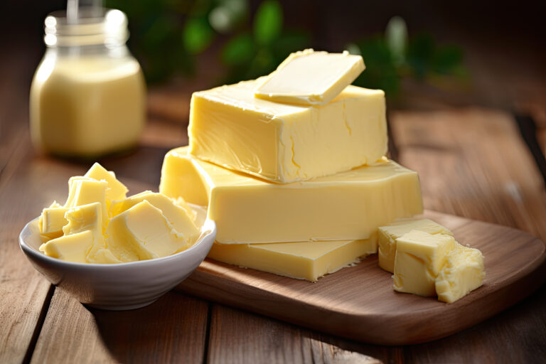 High fat natural butter